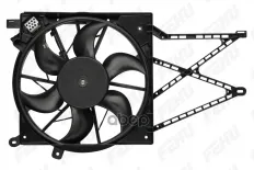 Электровентилятор охлаждения с Кожухом с резистором для Opel Astra H (04-) FEHU арт. ffc1006h