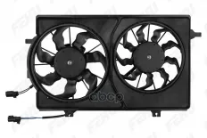 Электровентилятор охлаждения с Кожухом (2 вент.) для VAZ 2170-72 Priora A/C Halla FEHU арт. ffc1136h