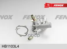 Насос водяной ГАЗ дв. ЗМЗ 4061, 4063 керам. сальник, пласт.крыльч., прокл. FENOX арт. HB1103L4