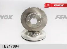 TB217894 диск тормозной передний! Nissan Almera 1.6/2.0D 95> FENOX арт. TB217894