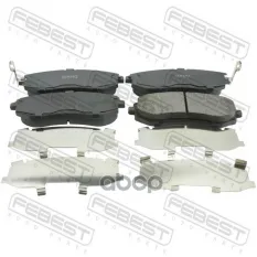 колодки дисковые перед. с антиск. пл.! (P78013) Subaru Lagacy IV/Outback 2.0/2.5 03> Febest арт. 0801G12F