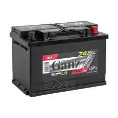 Аккумулятор GANZ PRO-Line DIN 74 А/ч обратный R+ 276x175x190 L3 EN 690 А GANZ арт. G1060740