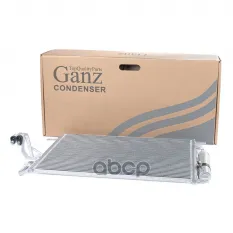 Радиатор кондиционера (с ресивером) HYUNDAI Tucson/KIA Sportage II 04-10 GANZ GIC06138 GANZ арт. GIC06138