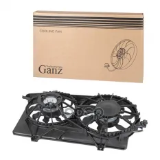 ВЕНТИЛЯТОР ОХЛАЖДЕНИЯ В СБОРЕ (ДВОЙНОЙ) ДЛЯ ВАЗ 2170 1,6/1,8 GANZ GIC06467 GANZ арт. GIC06467