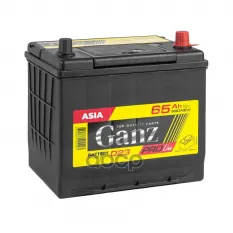 Аккумулятор GANZ PRO-Line JIS 65 А/ч обратный R+ 230x173x220 D23 EN 590 А GANZ арт. G1170650
