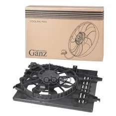Вентилятор охлаждения в сборе (с резистором) для KIA Sportage III 1.6i /2.0i10-15/HYUNDAI iX35 2.0i GANZ GIC06498 GANZ арт. GIC06498
