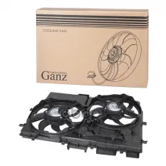 Вентилятор охлаждения в сборе (двойной) для CITRON Relay 11-18/PEUGEOT Jumper 15-18/FIAT Ducat GANZ GIC06510 GANZ арт. GIC06510