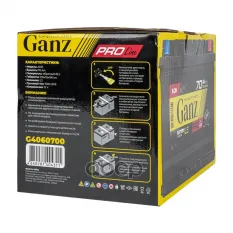 Аккумулятор GANZ PRO-Line AGM 70 А/ч обратный R+ 278x175x190 L3 EN 720 А GANZ арт. G4060700