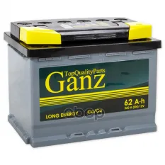Аккумулятор GANZ 62 А/ч Обратная R+ 242x175x190 EN560 А GANZ арт. GA620
