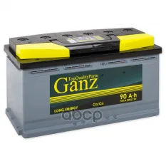 Аккумулятор GANZ 90 А/ч Обратная EN770 А 353x175x190 GA900 GANZ арт. GA900