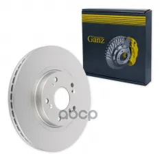 Диск тормозной передний с покрытием HONDA Accord 2.0/2.4L 03-08 GANZ GIJ06222 GANZ арт. GIJ06222
