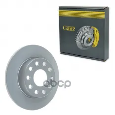 Диск тормозной задний AUDI A3/SKODA OCTAVIA/VW GOLFV/JETTA 03- GANZ арт. GIJ06012