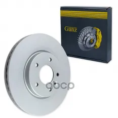 Диск тормозной передний с покрытием OPEL Astra J/Zafira C/CHEVROLET Orlando /D=3 GANZ арт. GIJ06132