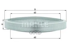 Фильтр воздушный FORD Fiesta 2, Escort 3 (89-) MAHLE Mahle/Knecht арт. LX65