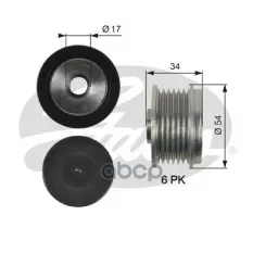 (7789-10109) Обгонный шкив генератора BMW 3 (E90,91,92) 07-, 5 (F10,11) 10-, X1 (E84) 09-, X3 (F25) 10-, Chevrolet Aveo 11-, Opel Astra 09-, Insignia 