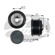 (7789-10173) Обгонный шкив генератора Hyundai/Kia CRDi 08- Gates арт. OAP7173