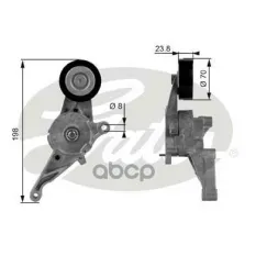 (7808-21336) Натяжитель ремня Audi A3,Seat Alhambra,Altea,Ibiza V,Leon,Toledo III,Skoda Fabia,Octavia,Superb,VW Caddy III,Eos,Golf V,Jetta III,Multiva