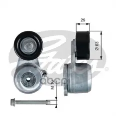 (7808-21760) Натяжитель ремня OPEL 1,6 12- Gates арт. T39360
