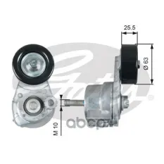 Ролик приводного ремня CHEVROLET AVEO 1.4-1.6 08> Gates арт. T39160