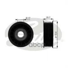 (7803-21008) Ролик приводного ремня Gates арт. T38008