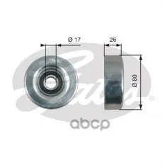 (7803-21524) Ролик приводного ремня Honda CivicVII,Insight,Jazz II 1.0,1.2,1.4 04.00- Gates арт. T36424