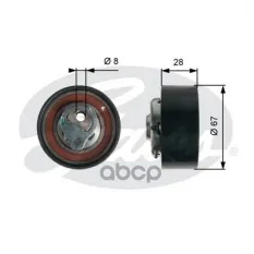 (7784-21112) Ролик приводного ремня CHERY Tiggo 1,6 04-14 Gates арт. T43136
