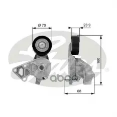 (7808-21207) Натяжитель ремня Audi A3,Ford Galaxy,Seat Alhambra,Leon,Toledo II,Skoda Fabia,Octavia,VW Bora,Golf IV,Multivan,New Beetle,Sharan,Transpor