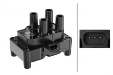 1459278 Катушка зажигания FORD FOCUS/FIESTA/C-MAX/FUSION HELLA арт. 5DA 193 175-791