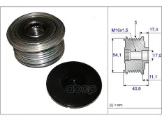 535 0089 10_Обгонный шкив генератора Renault Clio II,III,Modus 1.5 dCi (01.04-) Ina арт. 535008910
