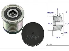 535 0030 10_Обгонный шкив генератора Ina арт. 535003010