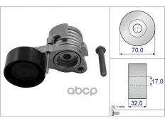 534 0432 10_Натяжитель ремня BMW F10/11/01/02/03/04/25 i 08- Ina арт. 534043210