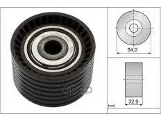 Ролик промежуточный ремня ГРМ RENAULT: CLIO 98-, ESPACE 2.0 98-02, LAGUNA 97-, MEGANE 99-, SCENIC 99- 1.9D Ina арт. 532077410