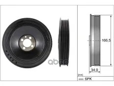Шкив коленвала A20DTH Ina арт. '544015710