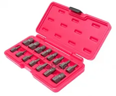 Набор экстракторов обломанных болтов 3-14мм, 1/8-1/2 (в кейсе) 15 предметов JTC арт. JTC-4639