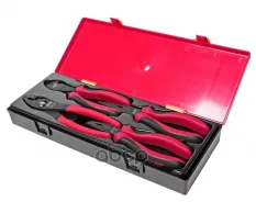 Набор инструментов губцевого (длинногубцы, бокорезы, клещи) в кейсе 4 предмета JTC арт. JTC-K5043