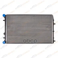 Радиатор охлаждения VW Polo/Skoda Fabia (99-) +AC сборный KORWIN арт. KWKB2015