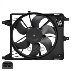Крыльчатка с эл. мотором RENAULT LOGAN (04-) A/C LUZAR LFC0969 (6001550769) LUZAR арт. LFC0969