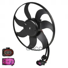 Крыльчатка с эл. мотором SKODA OCTAVIA A5 (04-)/VW GOLF V (03-) (Brose) LUZAR LFc18K2 (1K0 959 455 EA) LUZAR арт. LFC18K2