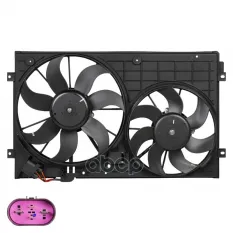 Крыльчатка с эл. мотором AUDI A3, VW GOLF/JETTA/PASSAT 03=> LUZAR LFK18K2 (1K0 959 455 ES) LUZAR арт. LFK 18K2