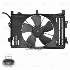 Э/вентилятор охл. для а/м Toyota Corolla (01-)/Avensis (03-) 1.4i/1.6i/1.8i (с кожухом) (LFK 1922) LUZAR арт. LFK1922