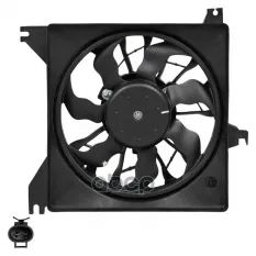 Крыльчатка с эл. мотором ВАЗ 2190 ГРАНТА/Datsun on-Do LUZAR LFC0190 (21900-1332025-11) LUZAR арт. LFC0190