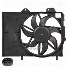 Вентилятор радиатора Peugeot 207 (06-)/Citroen C3 Picasso (08-) A/C+ (с кожухом) (LFK 2007) LUZAR арт. LFK2007