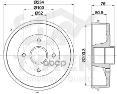 Барабан тормозной NISSAN MICRA III, NOTE TYREN арт. TYR1310311