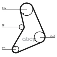 ремень ГРМ! 119x190C Ford Sierra 1.6 OHC 82-93/Transit 1.6/2.0 85-94 Continental арт. CT685