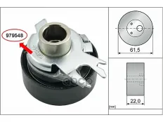ролик натяжной ремня ГРМ! VW Lupo/Polo 1.0/1.4 98> Ina арт. 531052530