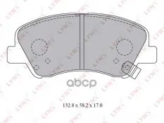 К-т дисков. тормоз. колодок HYUNDAI Solaris 1.4-1.6 10>, KIA Rio 1.4-1.6 11>, GEELY ATLAS 2,4, 1,8 LYNXauto арт. BD3619
