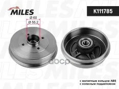 Барабан тормозной LADA VESTA/X-RAY/RENAULT LOGAN - с подшипником (55x25) под ABS  203 мм Miles арт. k111785