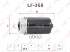 Фильтр топливный LYNXauto арт. LF-368