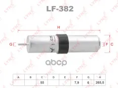Фильтр топливный LYNXauto арт. LF-382