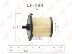Фильтр топливный FORD Transit 2.2d 07>, Transit Tourneo 2.2d 07-14 LYNXauto арт. LF784